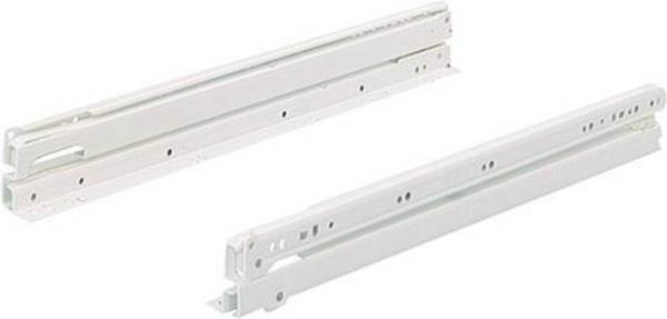 41645 Rollschubführung Vollauszug weiß 550 mm