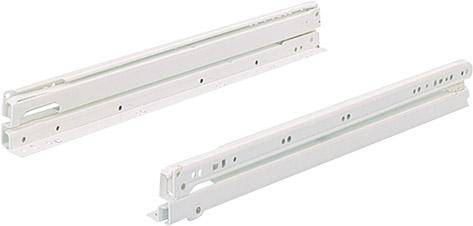 41645 Rollschubführung Vollauszug weiß 550 mm-0