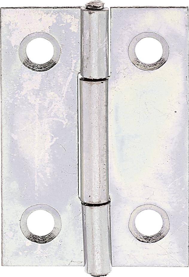 ALBERTS Scharnier kantig 36x38mm mit vernietetem Edelstahlstift ge sendzimirverzinkt-0