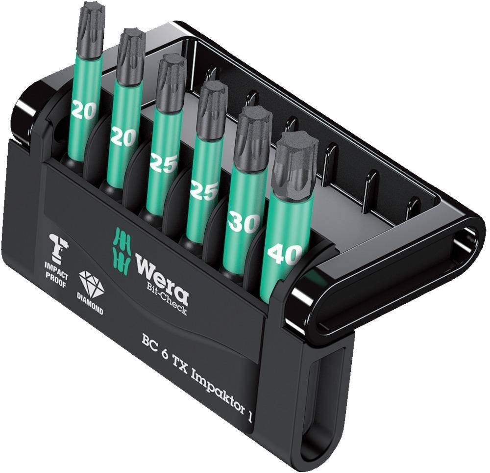 Bit-Satz Bit-Check 6 TX Impaktor 1 Wera