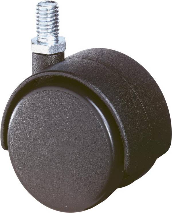 Kunststoff Doppelrolle, Ø 40mm, 30kg, F75.040.G08