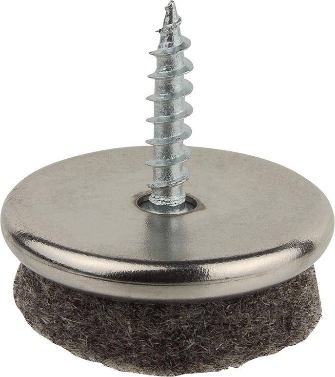 Filzgleiter mit Schraube grau 30mm-0