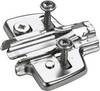 Kreuzplatte STA vern.D=1,5mm D.5x7,5mm m.Pilotz.u.Spez.-Schr.HETTICH