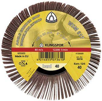 Winkelschleifmop WSM 617 125x20mm K40 Klingspor-0
