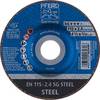 Trennscheibe SG STEEL D115x2,4mm gekr.STA Bohr.22,23mm PFERD