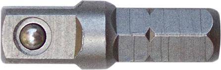 Verbindungsteil mit 1/4"-6kant 25mm FORTIS - Artikel: 4317784777186-0