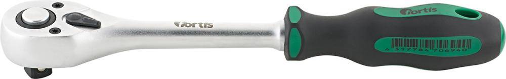 Hebel-Umschaltknarre 1/2"265mm 72Zähne FORTIS-0