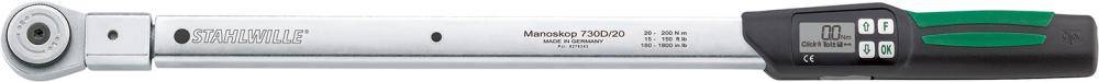 Drehmomentschlüssel 730DR/20 20- 200Nm 1/2" 14x18mm Stahlwille-0