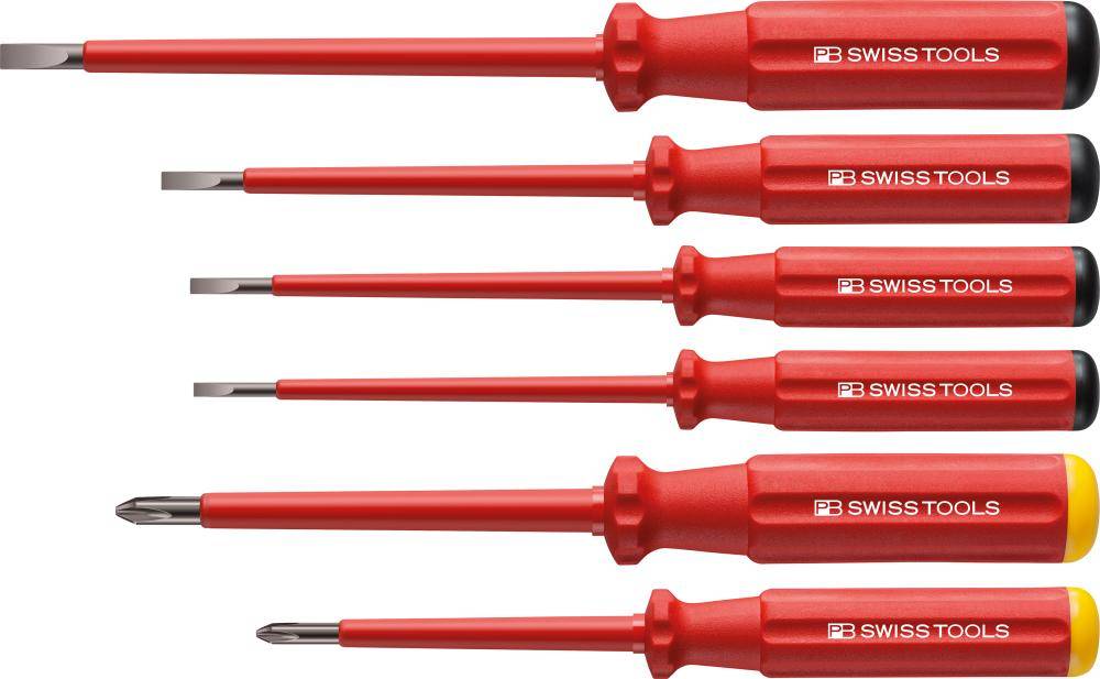 Schraubendreher-Satz VDE 6-teilig Schlitz/PH im Karton Classic PB Swiss Tools-0