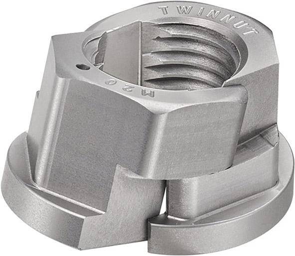 TWINNUT-Mutter mit Bund 6333S-M8 AMF-0