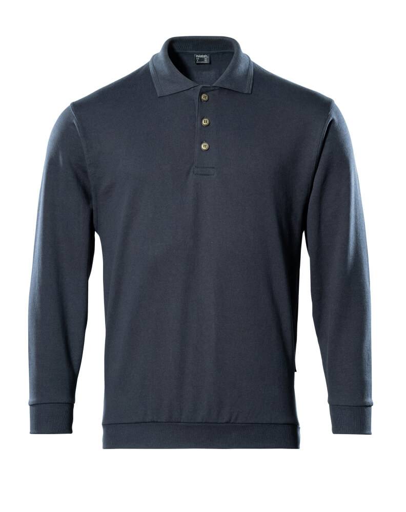 Mascot Polo-Sweatshirt MASCOT® Trinidad Schwarzblau, XL-0