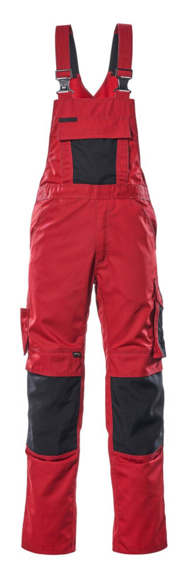 Mascot Latzhose mit Knietaschen MASCOT® Augsburg Rot/Schwarz, 82C46