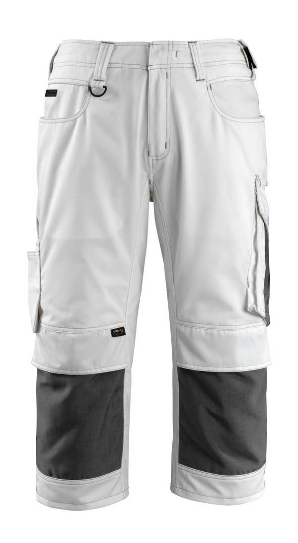 Dreiviertel-Hose mit Knietaschen MASCOT® Altona Weiß/Dunkelanthrazit, C58