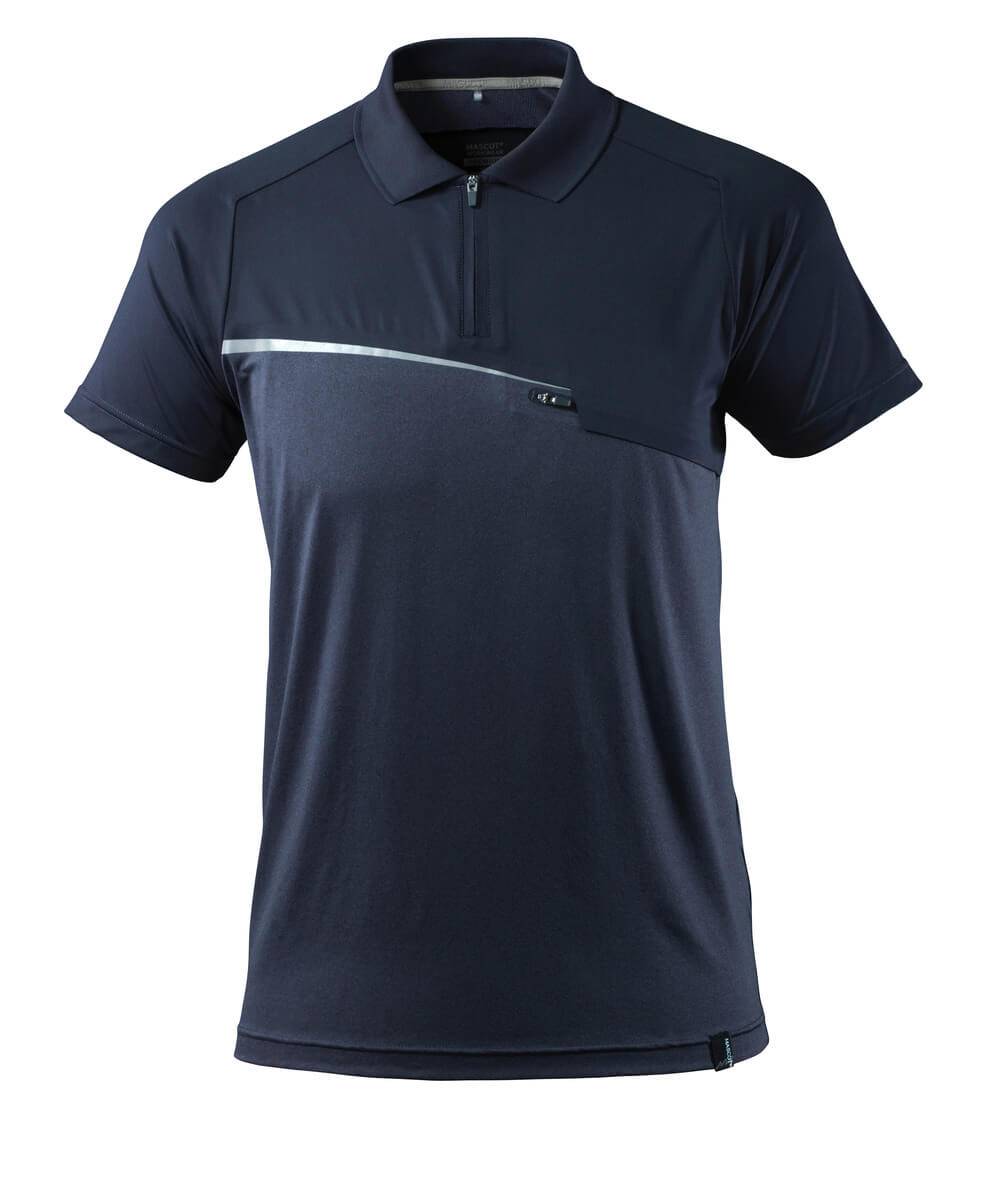 Mascot Polo-Shirt mit Brusttasche Schwarzblau, M-0