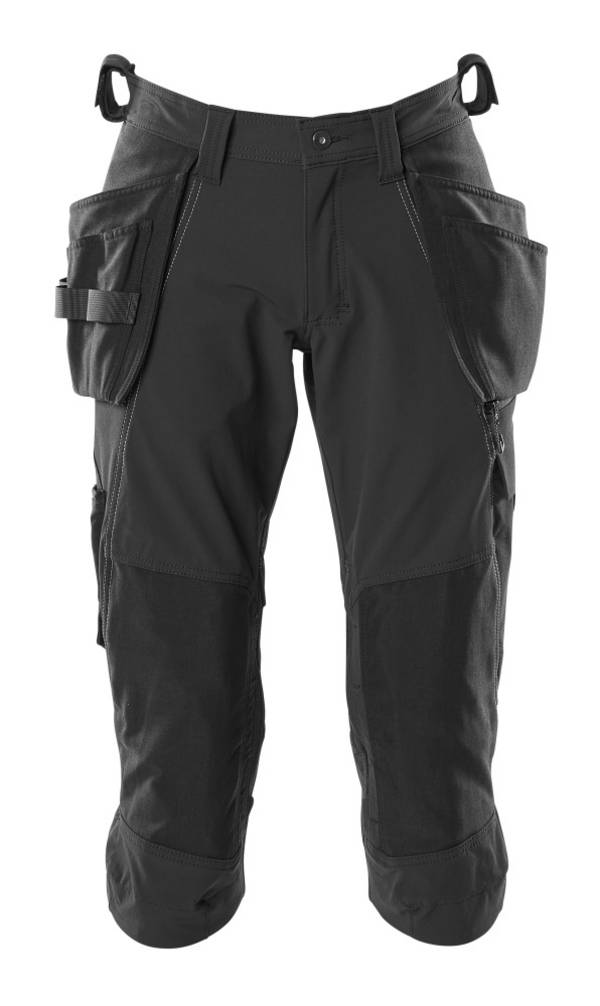 Mascot Dreiviertel-Hose mit Hängetaschen Schwarz, C54