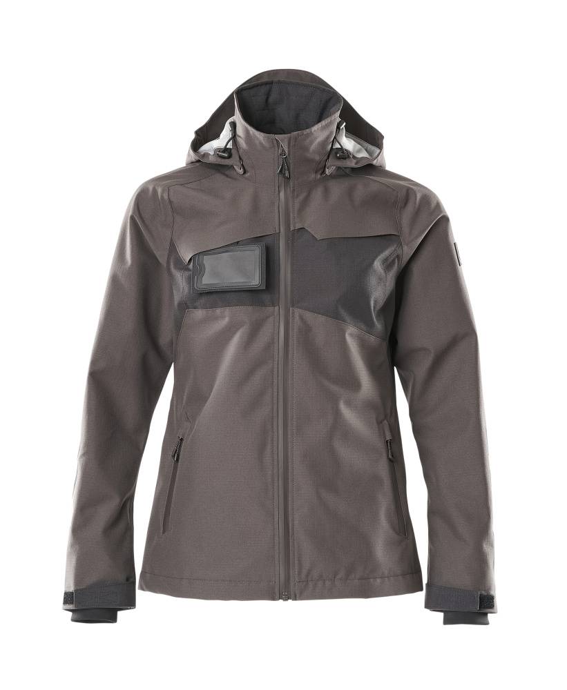 Hard Shell Jacke Dunkelanthrazit/Schwarz, 2XL-0