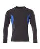 Sweatshirt Schwarzblau/Azurblau, 4XLONE