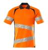 Mascot Polo-Shirt Hi-vis Orange/Schwarzblau, L ONE