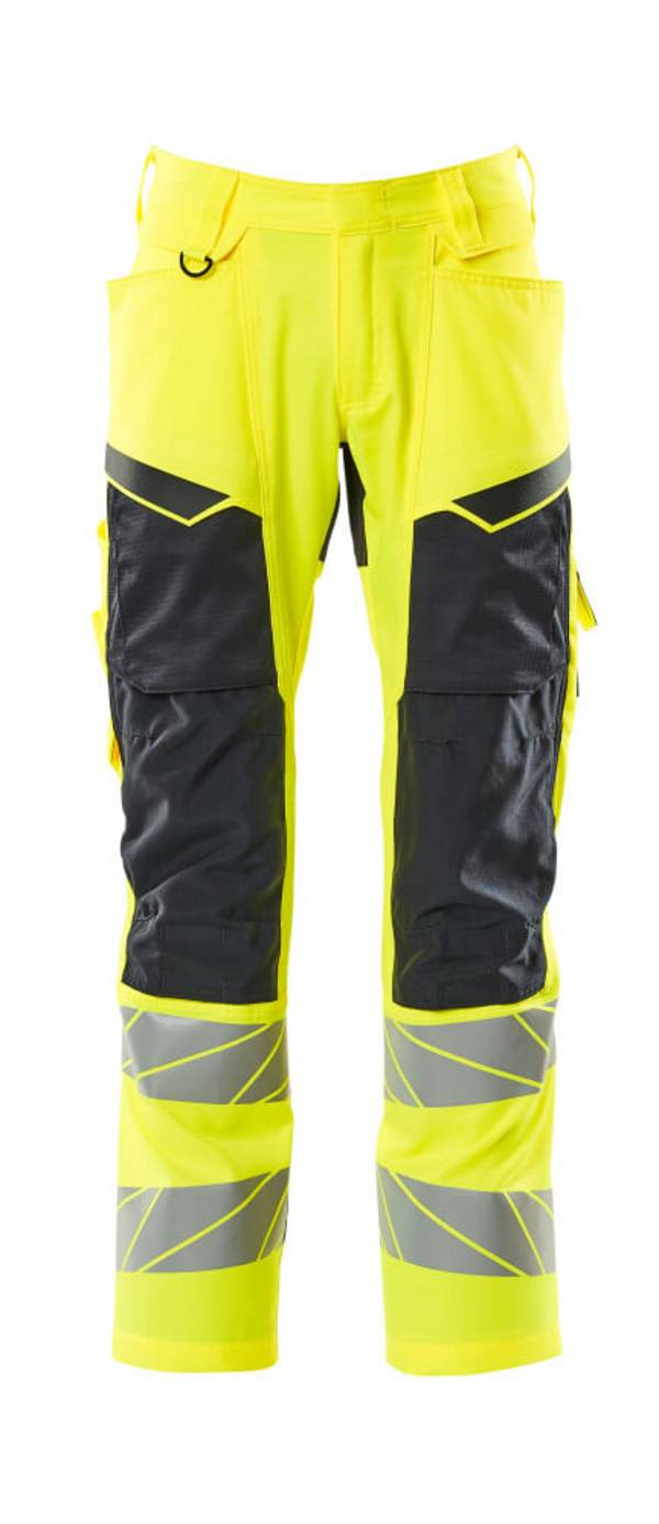 Mascot Hose mit Knietaschen Hi-vis Gelb/Schwarzblau, 82C52