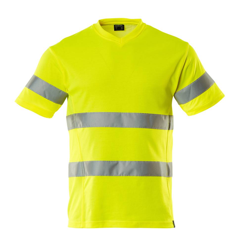 T-Shirt Hi-vis Gelb, 3XL-0