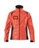Softshell Jacke Hi-vis Rot/Schwarzblau, S