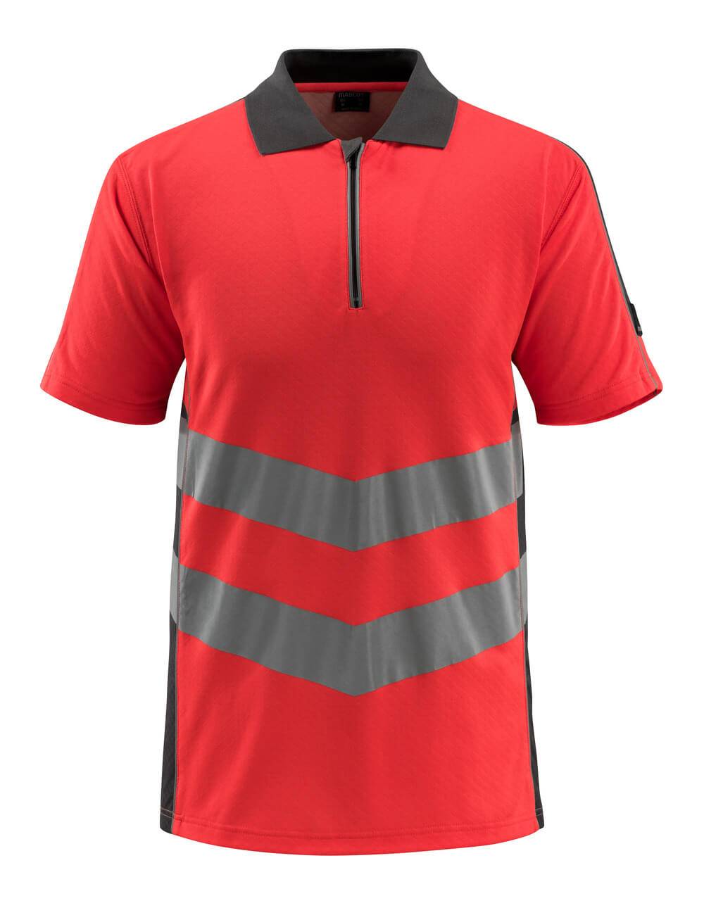 Mascot Polo-Shirt MASCOT® Murton Hi-vis Rot/Dunkelanthrazit, M-0