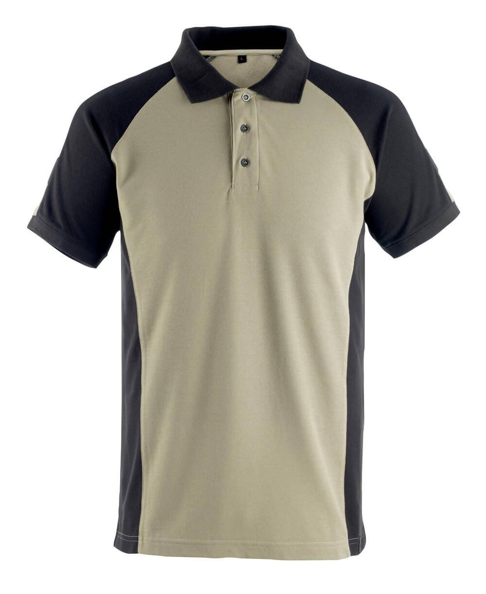 Mascot Polo-Shirt MASCOT® Bottrop Hellkhaki/Schwarz, L-0