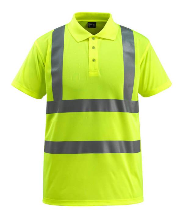Polo-Shirt MASCOT® Bowen Hi-vis Gelb, M