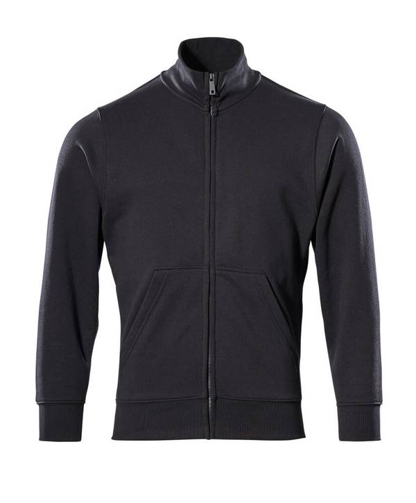 Sweatshirt mit Reißverschluss MASCOT® Lavit Schwarz, XL