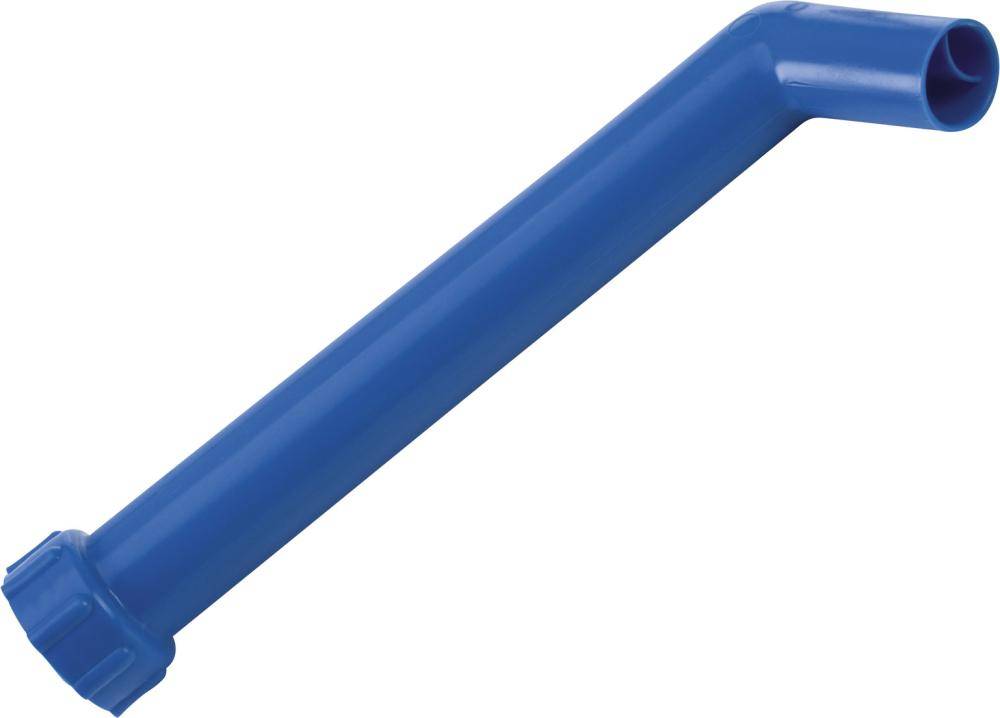 Auslaufrohr starr HD-PE blau L260 mm-0