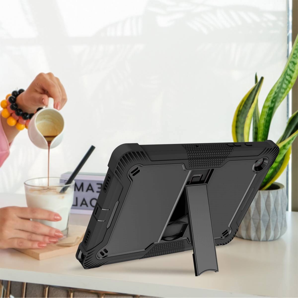 Für Samsung Galaxy Tab A8 2021 Schwarz Tablet Tasche Etuis Case Hülle Cover Neu-4
