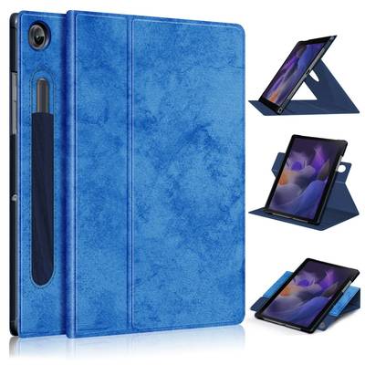 Für Samsung Galaxy Tab A8 2021 10.5 Zoll SM-X200 360 Grad Rotation + Stift Halterung Tablet Tasche Hülle Case Cover Etui