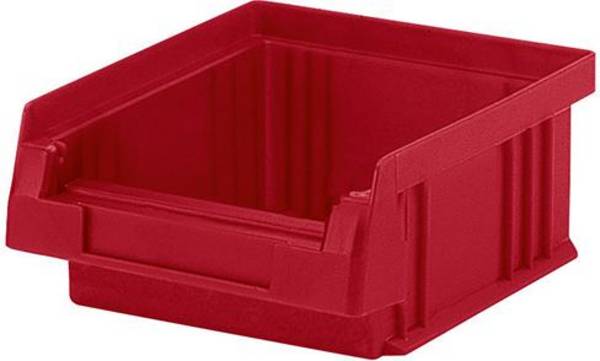 Sichtlagerkasten PLK L90xB102xH50mm PP rot LA-KA-PE