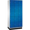Fächerschrank Sockel 15Fächer B900mm lgr/ebl