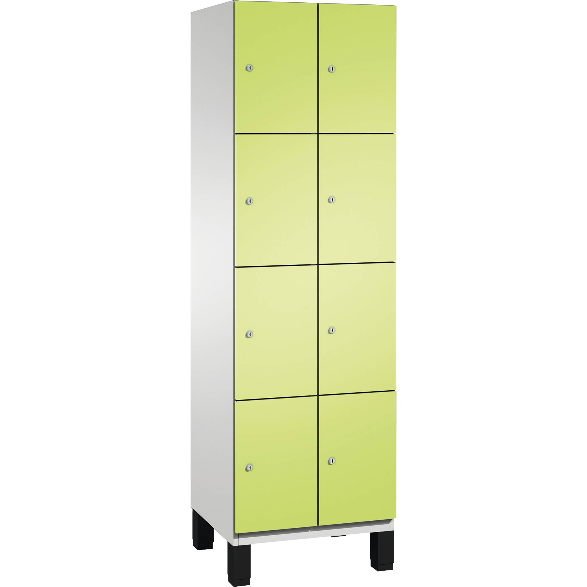 Fächerschrank Füße 8Fächer B600mm lgr/cgn-0