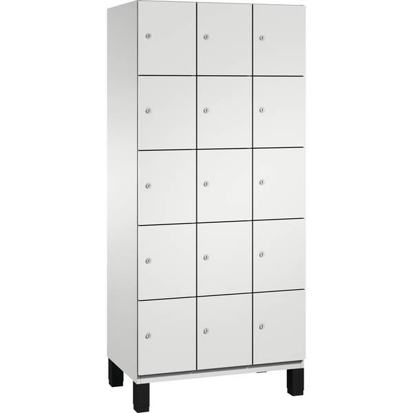 Fächerschrank Füße 15Fächer B900mm lgr/lgr