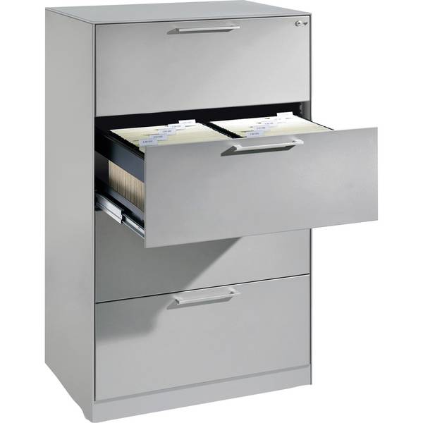 Hängeregistraturschrank Asisto A4 2bhg wsalu/wsalu