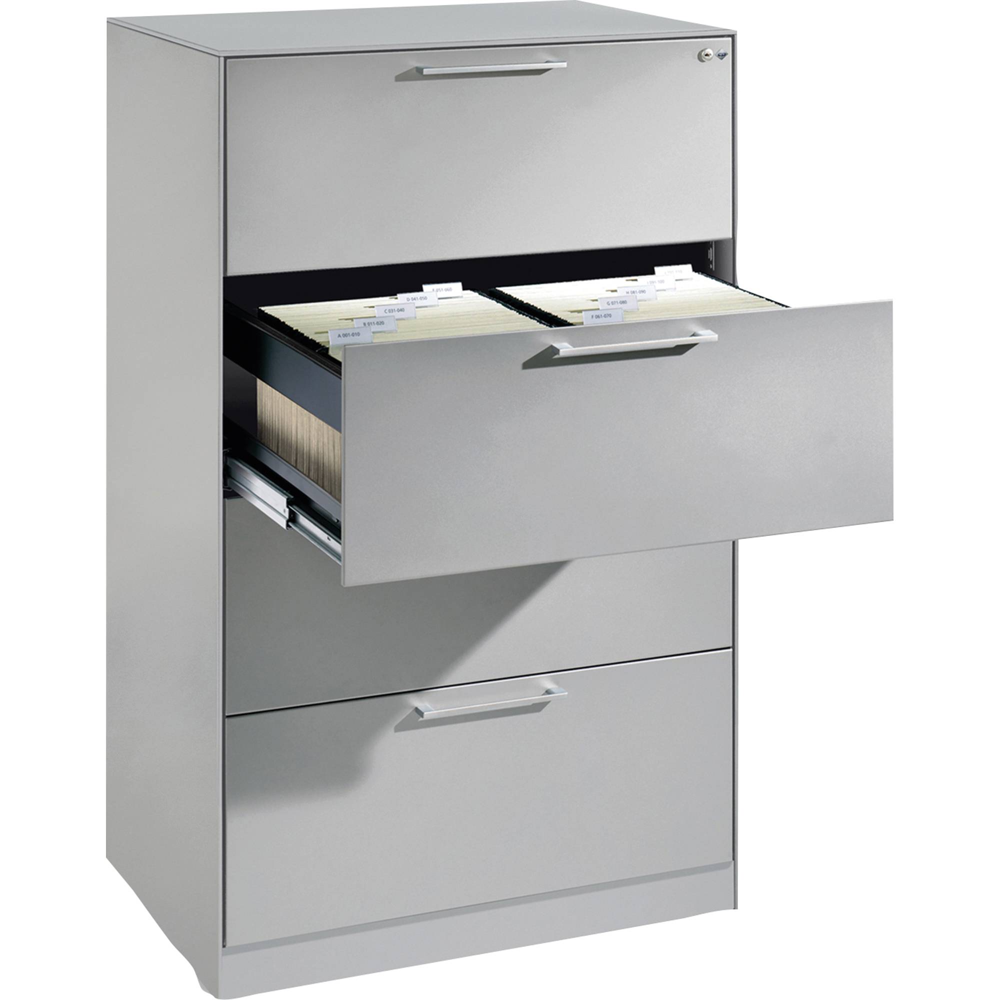Hängeregistraturschrank Asisto A4 2bhg wsalu/wsalu-0