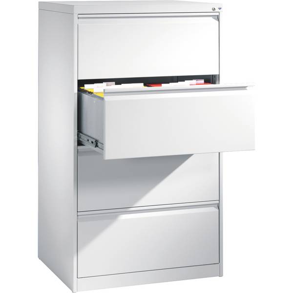 Hängeregistraturschrank ACURADO verzinkt 2-bahnig 4 Schübe lichtgrau. C+P Moebelsysteme | GmbH & CO. KG