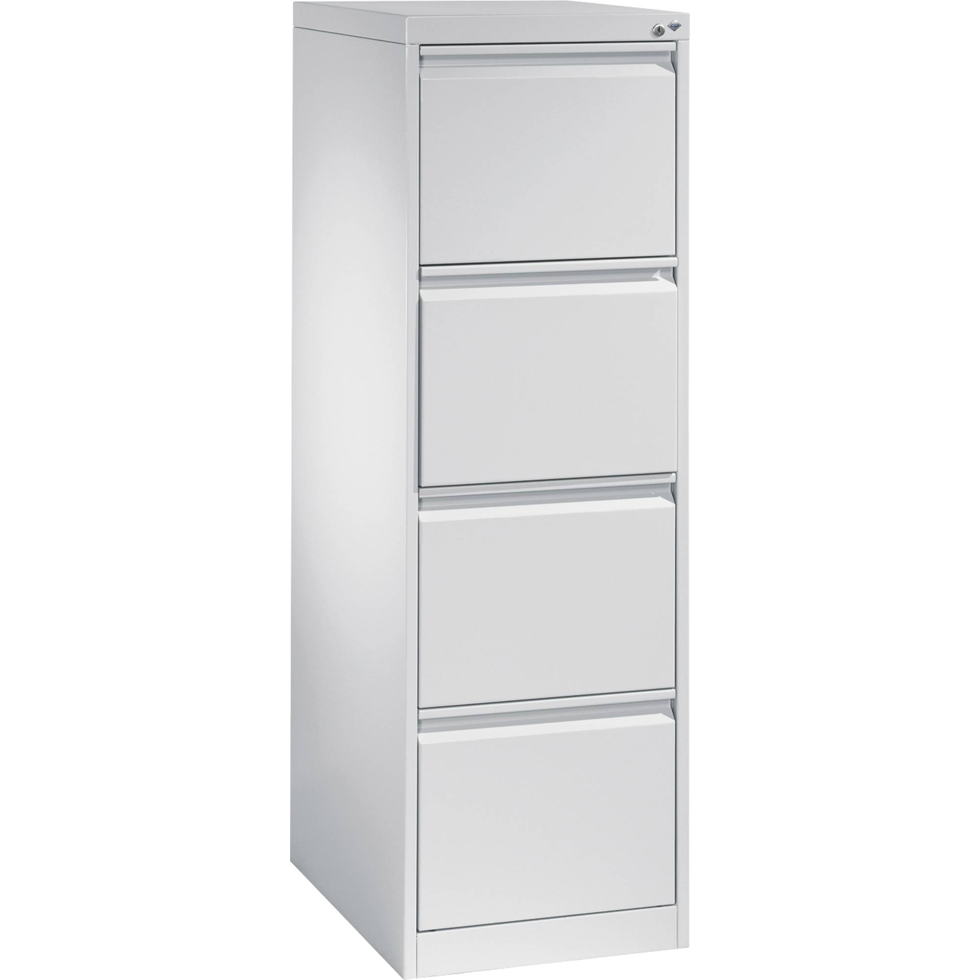 Hängeregistraturschrank ACURADO verzinkt 1-bahnig 4 Schübe lichtgrau. C+P Moebelsysteme | GmbH & CO. KG-0