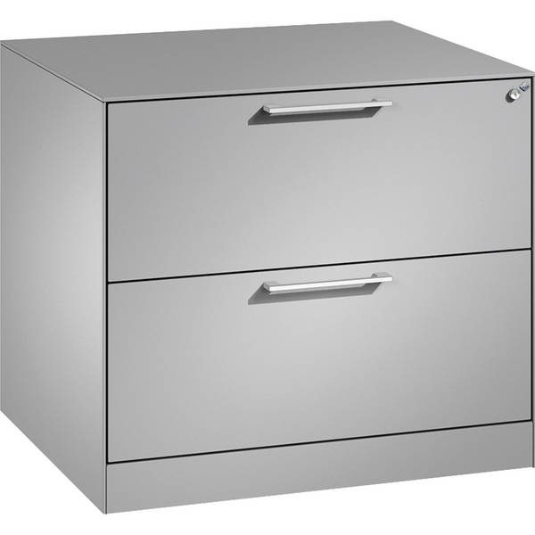 Hängeregistraturschrank Asisto A4 2bhg wsalu/wsalu