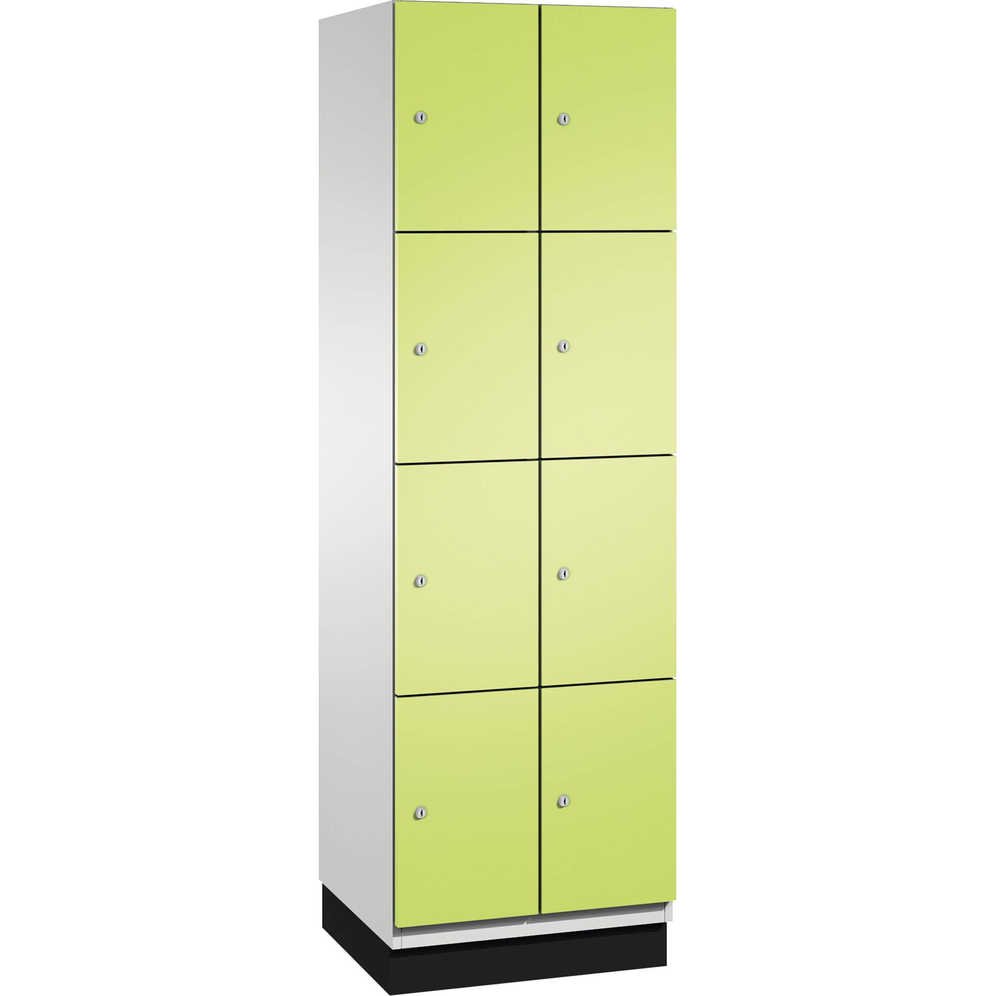 Fächerschrank Sockel 8Fächer B600mm lgr/cgn