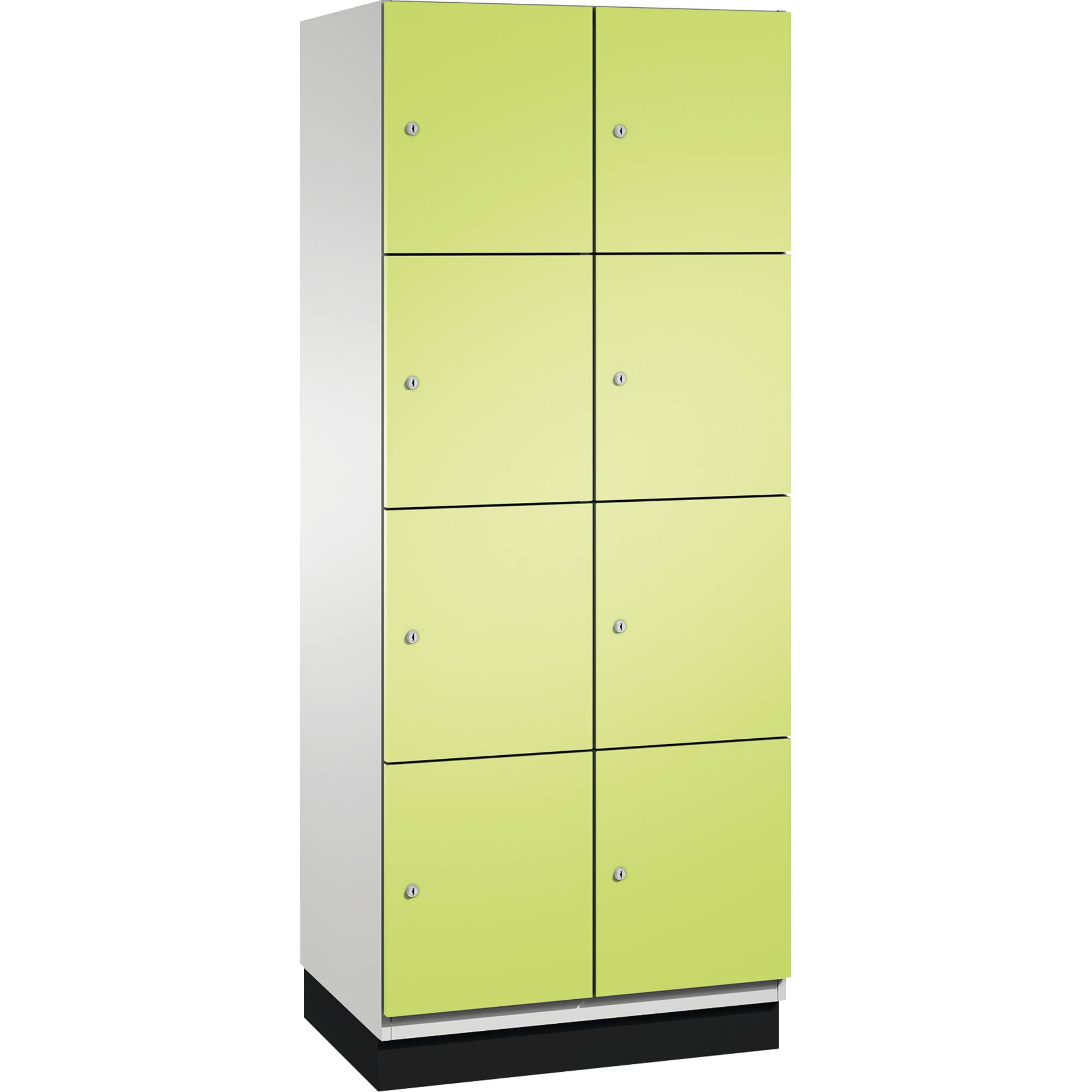 Fächerschrank Sockel 8Fächer B800mm lgr/cgn