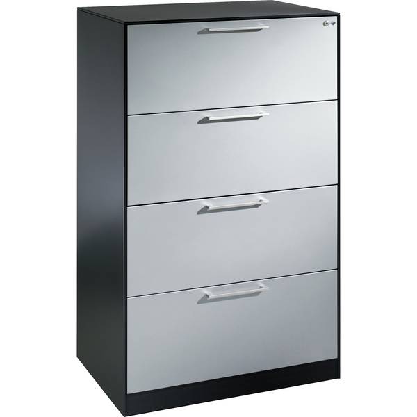 Hängeregistraturschrank Asisto A4 2bhg sgr/wsalu - Artikel: 820013488