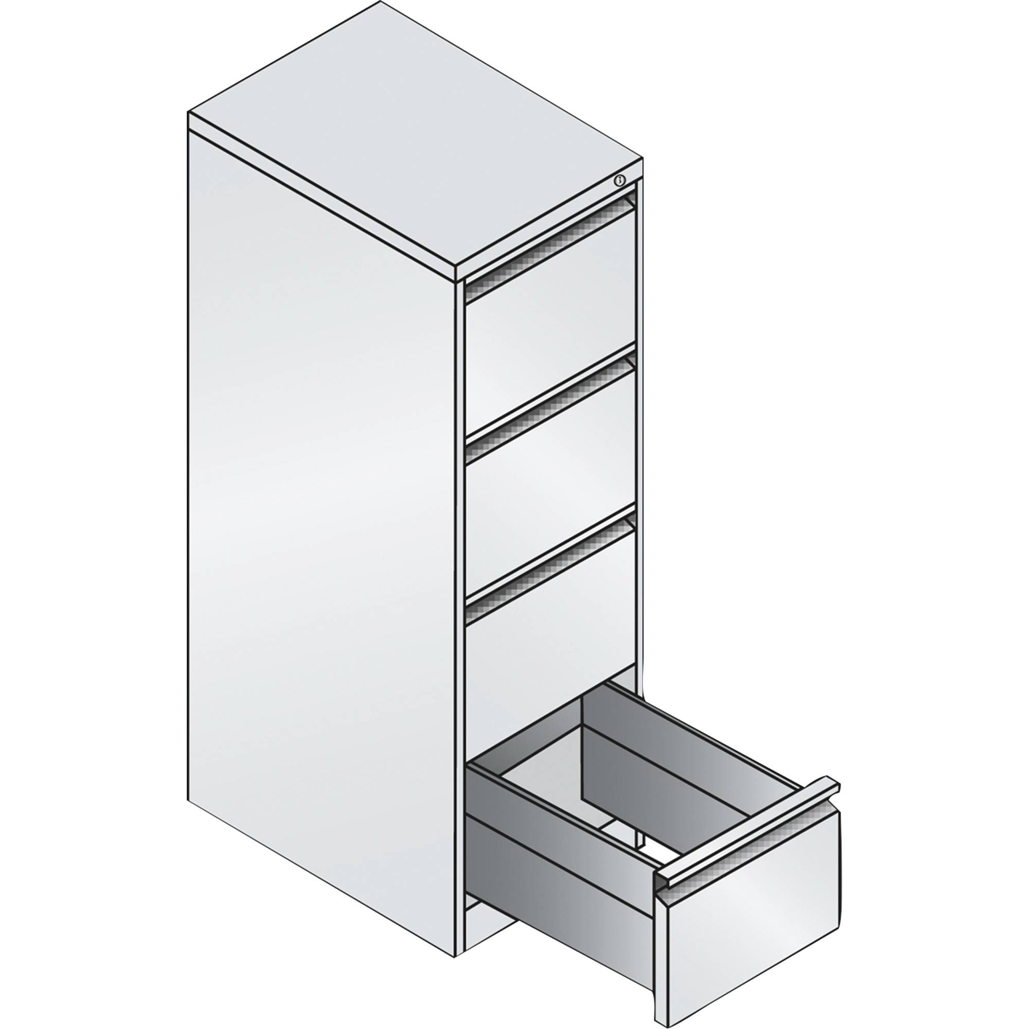 Hängeregistraturschrank Acurado A4 4Schübe wsalu-1