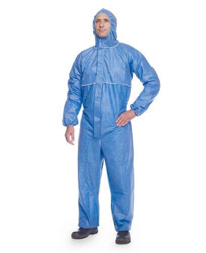 DuPont Einweg-Schutzanzug ProShield 20, Kat. III, Typ 5, 6, blau, Gr. L, VE = 50 Stück-2