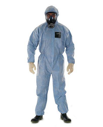 Ansell Einweg-Schutzanzug AlphaTec FR-111, Kat. III, Typ 5, 6, blau, Gr. L, VE = 30 Stück-0