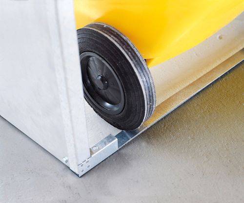 Anbau-Box Vario, verzinkt, für Mülltonnen bis 360 Liter, inkl. Rückwand-2