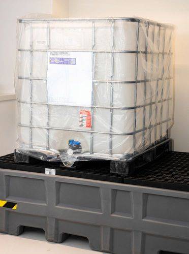 IBC-Abdeckplane, LDPE, transparent