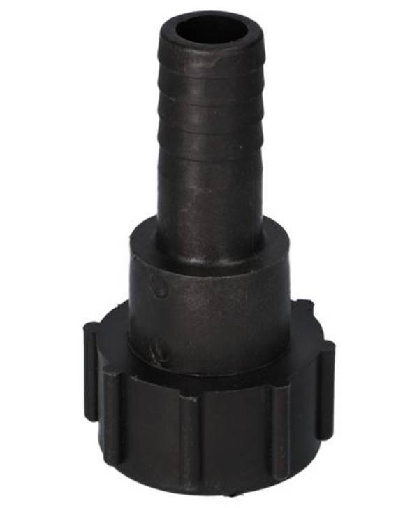 Spezial-Gewindeadapter SG 6 von Din 61 / 31 (I) auf Schlauchanschluss 1 1/4", schwarz
